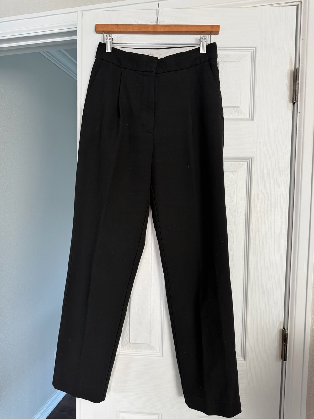 Wilfred Black High-Rise Tailored Trousers
